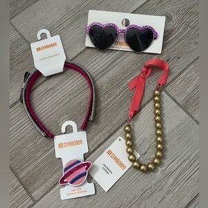 Gymboree Toddler Accessories: Headband, necklace, classes & hair clip NWT